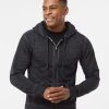 J. America Men's Vintage Zen Fleece Full-Zip Hooded Sweatshirt
