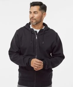 DRI DUCK Men's Bateman Bonded Power Fleece 2.0 Full-Zip Jacket