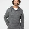 J. America Men's Horizon Quilted Anorak Hooded Pullover