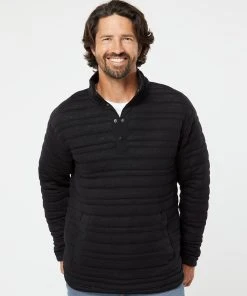 J. America Men's Horizon Snap Pullover