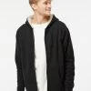 Independent Trading Co. Men's Sherpa-Lined Full-Zip Hooded Sweatshirt