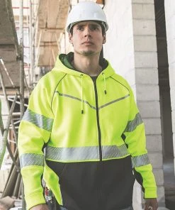 Kishigo Premium Black Series® Full-Zip Hooded Sweatshirt