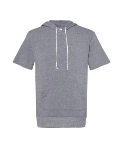 Alternative Men's Eco-Fleece Baller Short Sleeve Hoodie