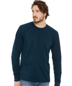 Next Level Men's Sueded Long Sleeve Crew