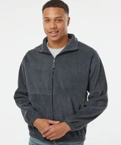 Burnside Polar Men's Fleece Full-Zip Jacket