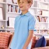Hanes Youth Ecosmart Jersey Polo