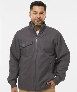 DRI DUCK Men's Endeavor Canyon Cloth Canvas Jacket With Sherpa Lining