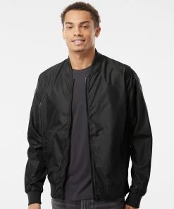Independent Trading Co. Men's Lightweight Bomber Jacket