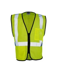 Kishigo Men's Double-Pocket Zippered Economy Class 2 Vest