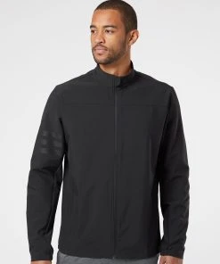 Adidas Men's 3-Stripes Full-Zip Jacket