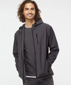 Independent Trading Co. Men's Poly-Tech Soft Shell Jacket
