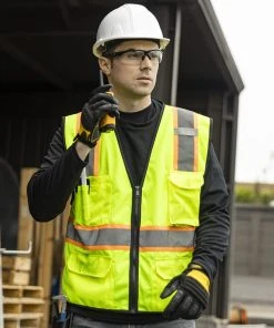 Kishigo Men's 6 Pocket Contrast Class 2 Vest