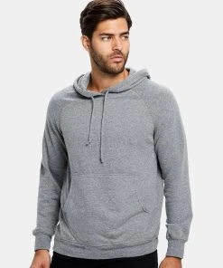 US Blanks Unisex Long Sleeve Pullover Hooded Sweatshirt