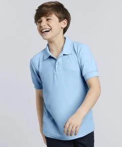 Gildan Youth DryBlend Double Piqu Polo