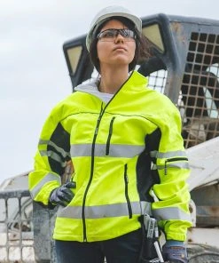 Kishigo Men's Premium Black Series Class 3 Soft Shell Jacket