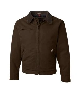 DRI DUCK Men's Outlaw Boulder Cloth Jacket With Corduroy Collar Tall Sizes