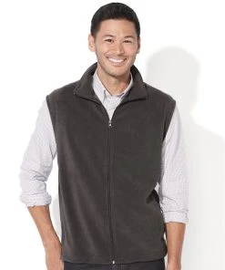 Sierra Pacific Unisex Microfleece Full-Zip Vest