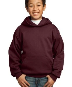 Port & Company Youth Core Fleece Pullover Hooded Sweatshirt -Bulkthreads store 87353021