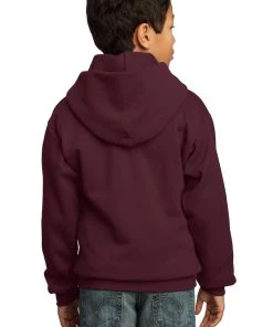 Port & Company Youth Core Fleece Pullover Hooded Sweatshirt -Bulkthreads store 87353022