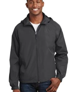 Sport-Tek Men's Hooded Raglan Jacket -Bulkthreads store 87354252