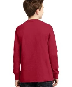 Port & Company Youth Long Sleeve Core Cotton Tee PC54YLS -Bulkthreads store 89180375