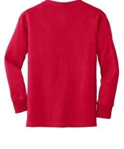 Port & Company Youth Long Sleeve Core Cotton Tee PC54YLS -Bulkthreads store 89180377