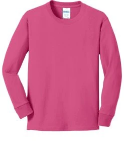 Port & Company Youth Long Sleeve Core Cotton Tee PC54YLS -Bulkthreads store 89547189