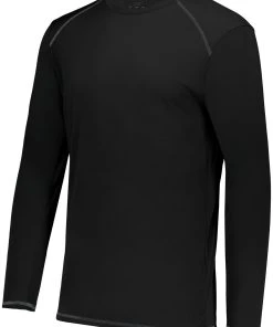 Q-Tees Augusta Youth Super Soft-Spun Poly Long Sleeve Tee