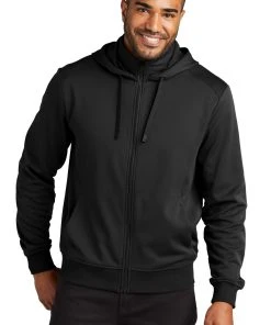 Port Authority Men's Smooth Fleece Hooded Jacket