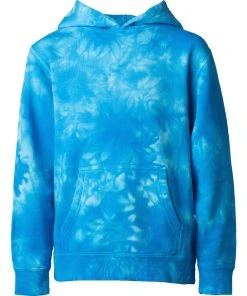 Independent Trading Co. Youth Midweight Tie-Dye Hooded Pullover
