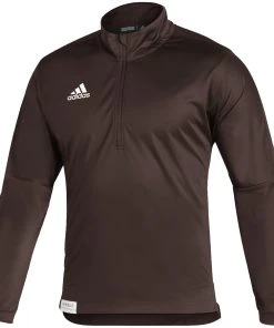 Adidas Men's 1/4 Zip Knit Long Sleeve Fleece Sweatshirt -Bulkthreads store GM2643.1638809279559