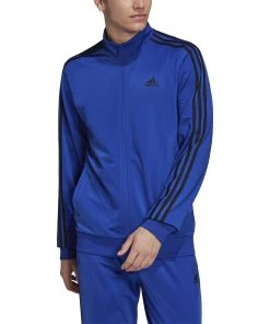 Adidas Men's Warm-Up Tricot Regular 3-Stripe Track Jacket -Bulkthreads store HE1636.1635188863627
