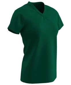 Champro Youth Star V-Neck Tee -Bulkthreads store Star Forest Green 084b6e44 26f0 45a7 89c0 8e730738d174