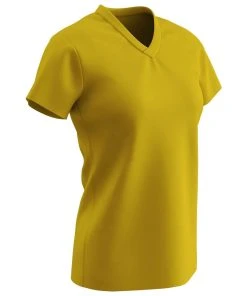 Champro Youth Star V-Neck Tee -Bulkthreads store Star Gold 205d536c ca1c 4a47 9e47 92738f649bec