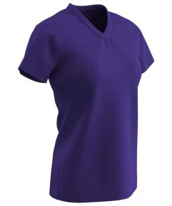 Champro Youth Star V-Neck Tee -Bulkthreads store Star Purple 8a93f01a 82c2 4835 aa92 95a56d308168