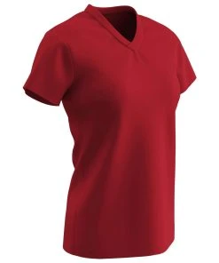 Champro Youth Star V-Neck Tee -Bulkthreads store Star Scarlet f3e4c26e 6531 45ab 897e 080983592de0