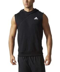 Adidas Men's Basketball Cross Up Sleeveless Hoodie
